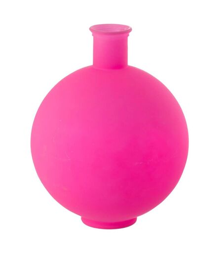 Vase Ball en Verre Neon 44cm Rose