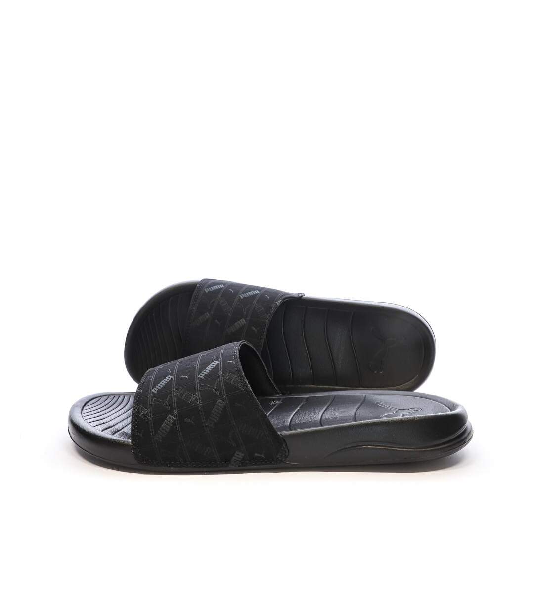 Claquettes noire homme puma popcat 20 - 39-1