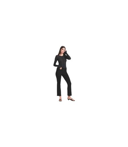 Pantalon Cloche Essential Femme Noir Obsidien Skims