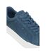 Mens Court Suede Flat Trainers Aegean Sea Tommy Hilfiger-4