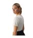 T-shirt Motif/style Logo F1649 Femme Blanc 4F-3