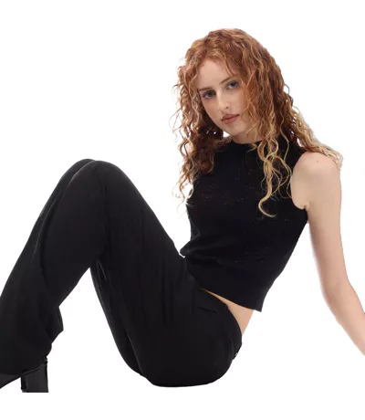 Haut Fassia Femme Noir Boss
