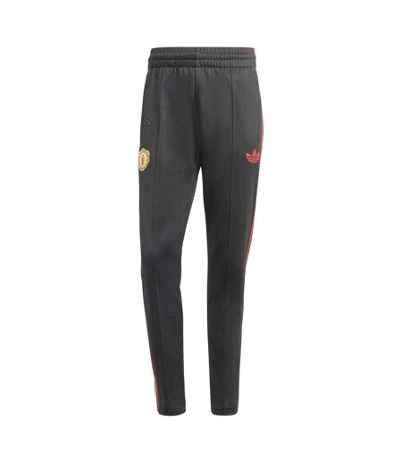 Mens Manchester United Fc Tracksuit Bottoms Black Adidas