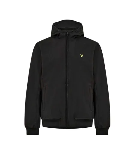Mens Soft Shell Jacket Jet Black Lyle & Scott