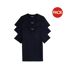 Lot De 3  T-shirts Motif/style Logo Homme Bleu Marine Tommy Hilfiger-1