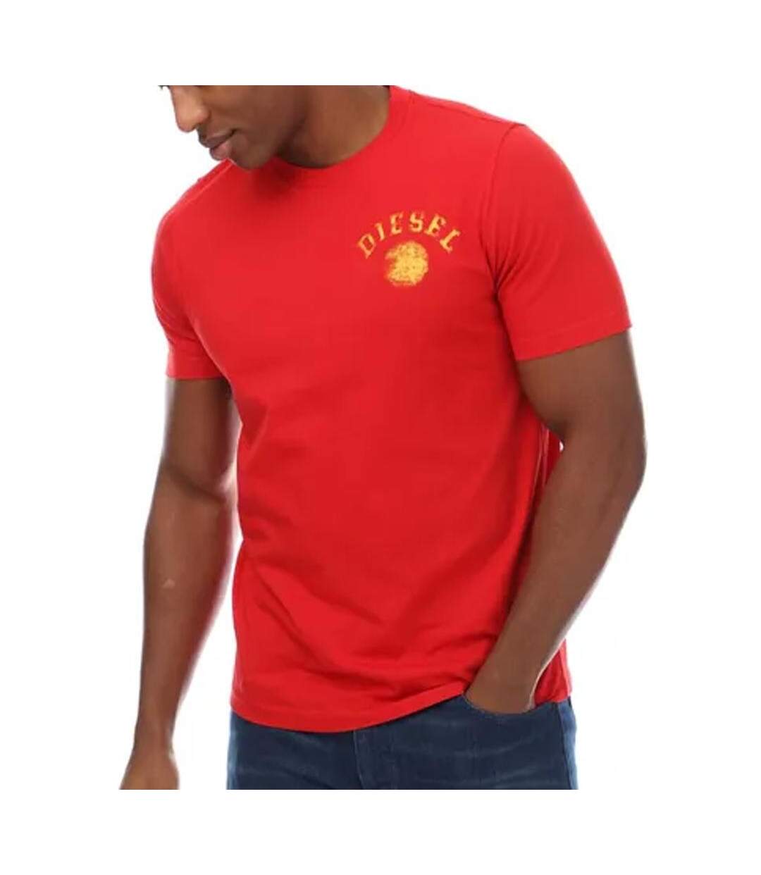 T-shirt Rouge Homme Diesel Maglietta RPATI - L-1