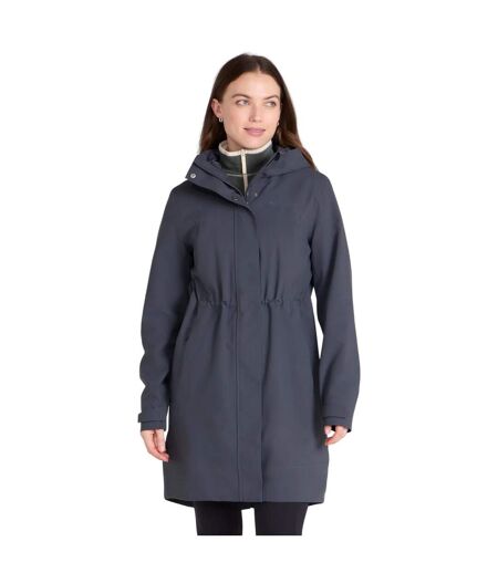 Womens/ladies Harbour Waterproof Parka Charcoal Mountain Warehouse