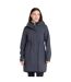 Womens/ladies Harbour Waterproof Parka Charcoal Mountain Warehouse-2