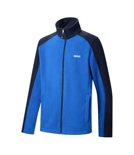 Great Outdoors Mens Hedman Ii Two Tone Full Zip Fleece Jacket Olympian Blue Navy Regatta