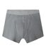 Boxers Motif/style Logo Homme Gris Noir Gris Foncé Minoti-3