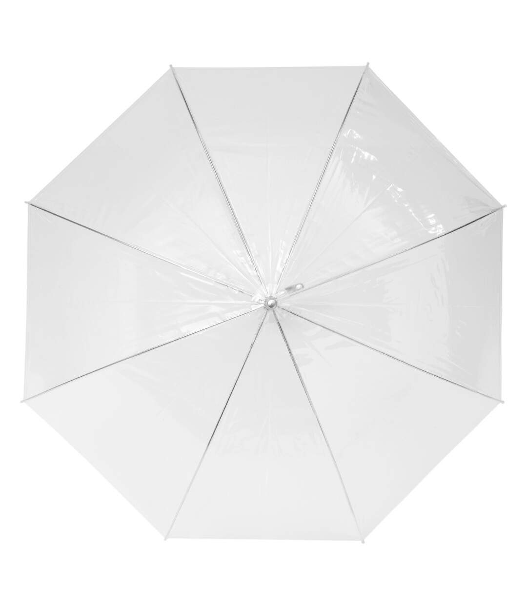 60cm kate parapluie automatique transparent 83 x 98 cm blanc transparant Bullet-2