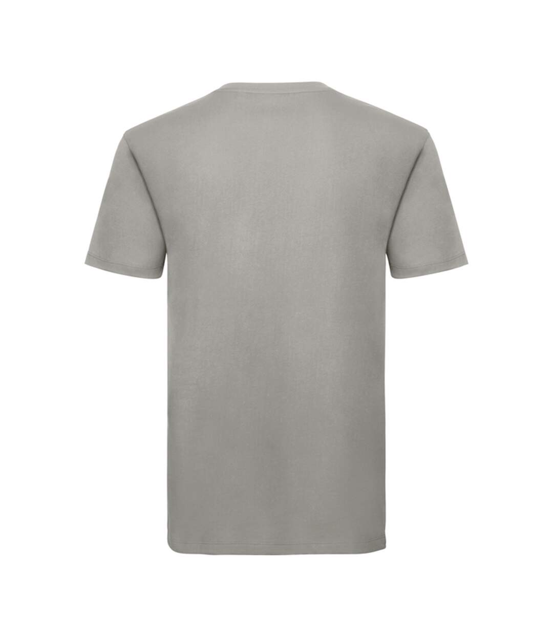 T-shirt Motif/style Uni Homme Beige Gris Russell Pure Organic-2