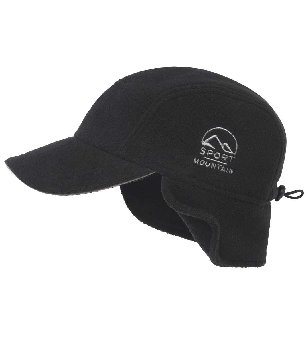 Men's Black Fleece Cap-1