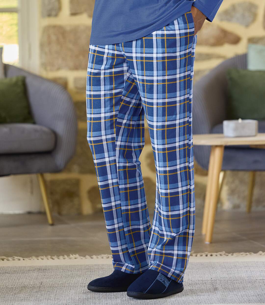 Le Pyjama Coton Style Ecossais-2