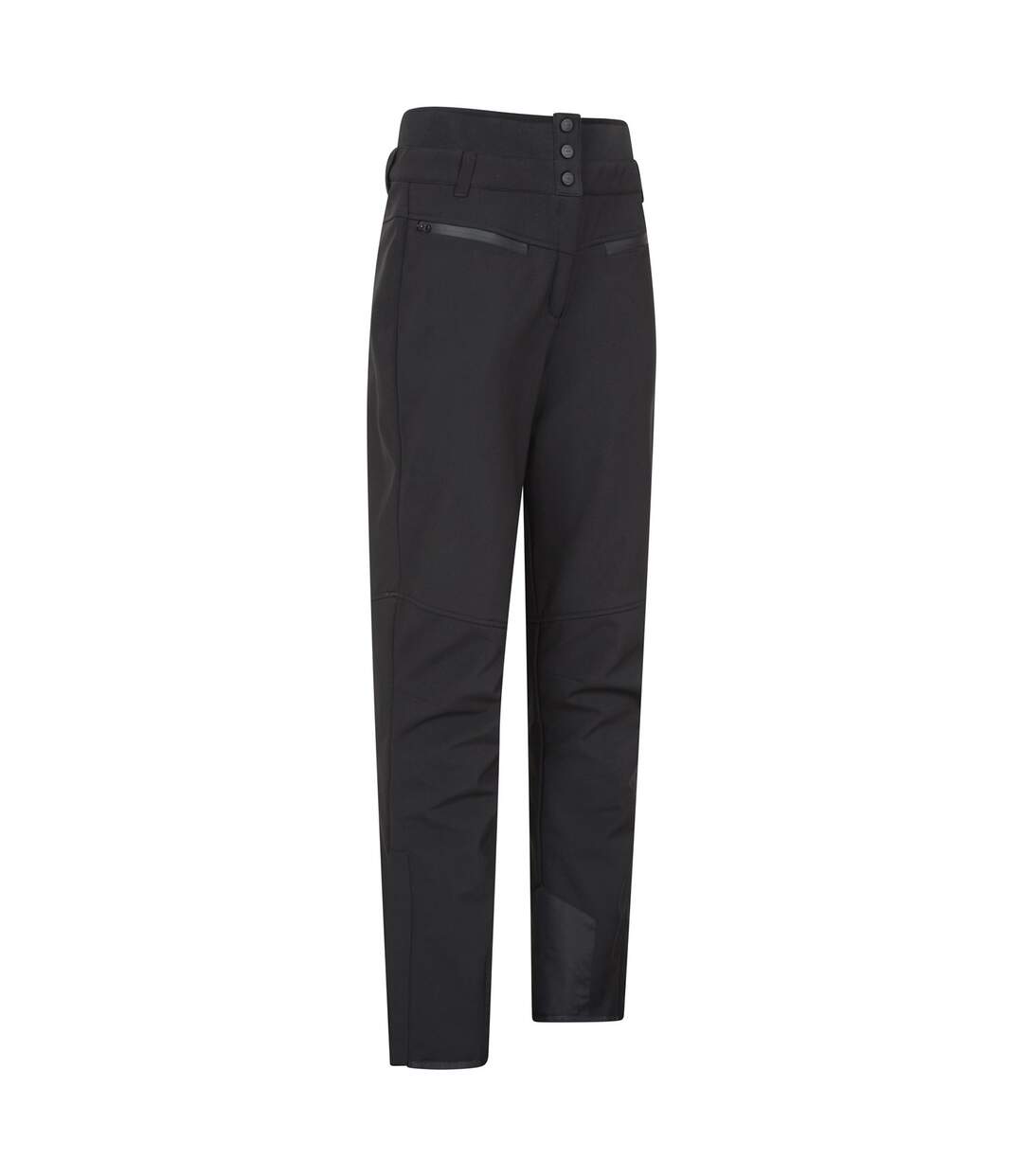 Womens/ladies Avalanche Recco High Waist Ski Trousers Black Mountain Warehouse-4