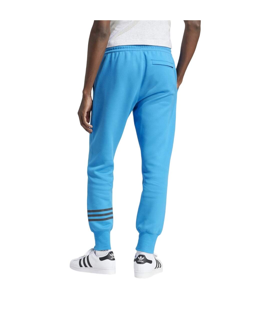 Pantalon De Jogging Motif/style 3 Rayures Neuclassics Femme Bleu Vif Adidas-3