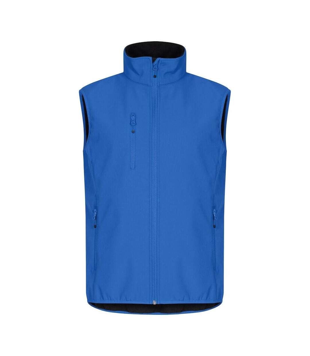 Mens Classic Soft Shell Jacket Royal Blue Clique-1