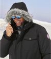 Bunda s kapucňou s imitáciou kožušiny Winter Explorer  Atlas For Men