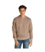 Mens Puff Print Cotton Blend Embellished Sweatshirt Taupe Grey Calvin Klein-4