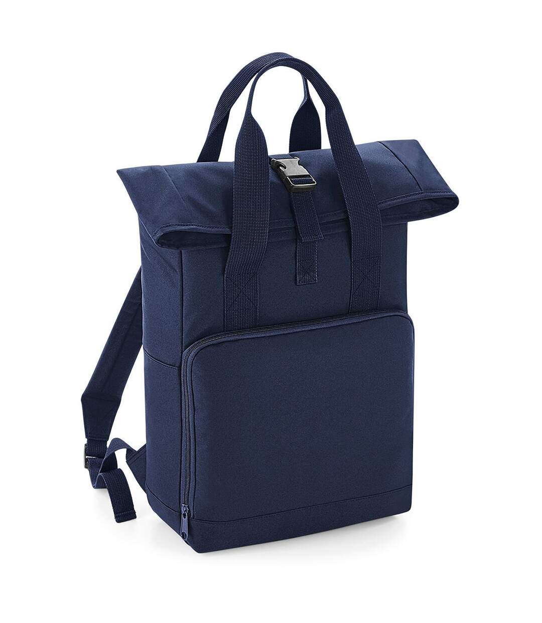 Sac à dos urbain rolltop et poignées - 14 litres - BG118 - bleu marine-2