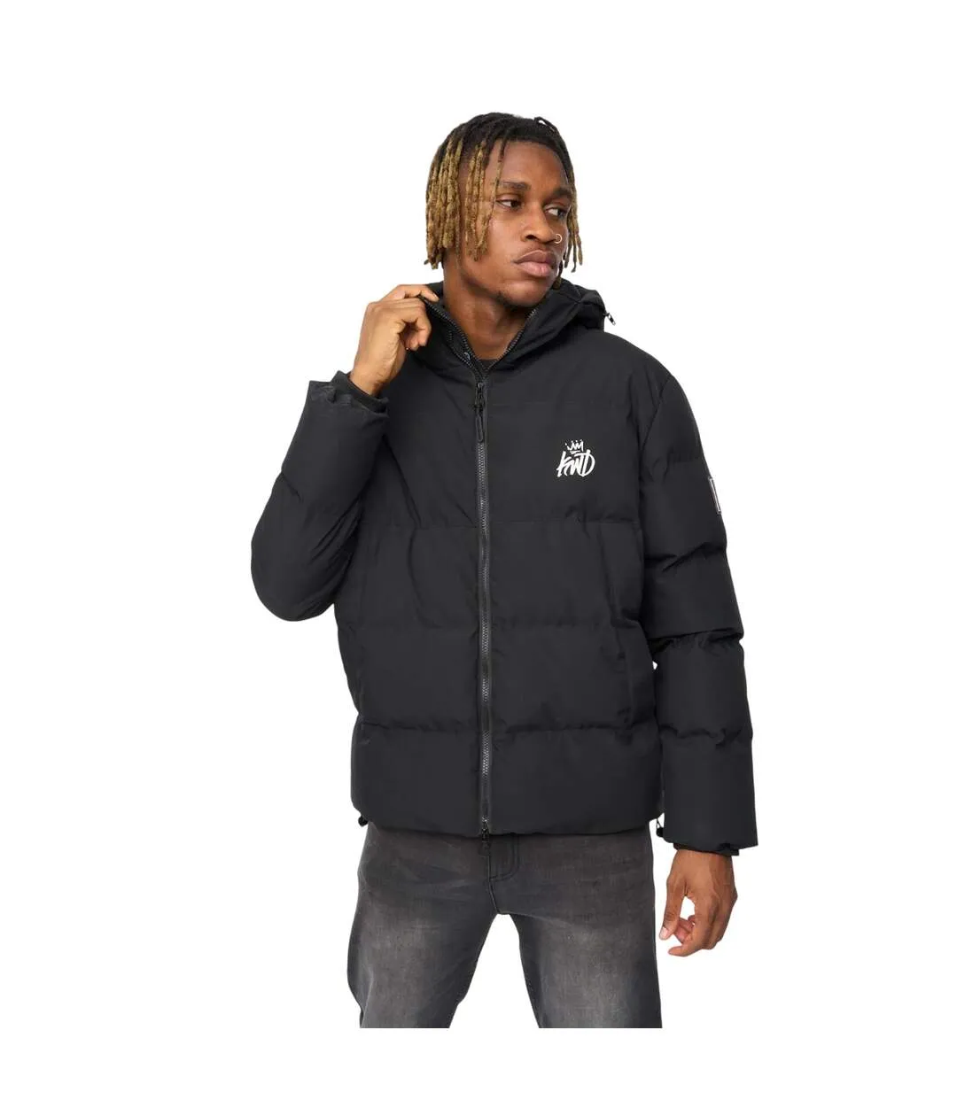 Doudoune Nahjo Homme Noir Kings Will Dream-2
