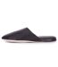 Isotoner Chaussons Mules homme tout cuir, semelle confort-3