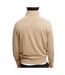 Sweat beige chiné homme superdry essential-2