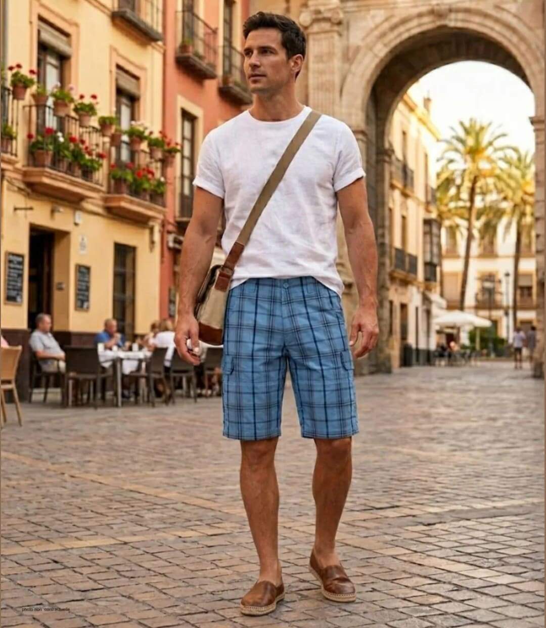 Bermuda WINCHESTER INTACT1 à carreaux en coton : le style décontracté et rafraîchissant de l'été-5