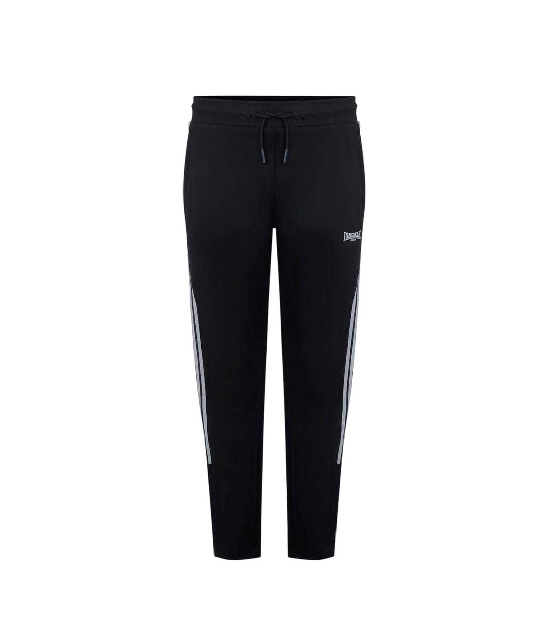 Pantalon De Jogging Motif/style À Rayures Homme Noir Lonsdale-1