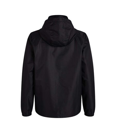 Womens/ladies Club Vaposhield Full Zip Waterproof Jacket Black Canterbury