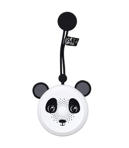 Enceinte Ventouse Waterproof Panda 22cm Blanc