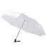 Bullet 21.5in Alex 3-Section Auto Open And Close Umbrella (White) (One Size)