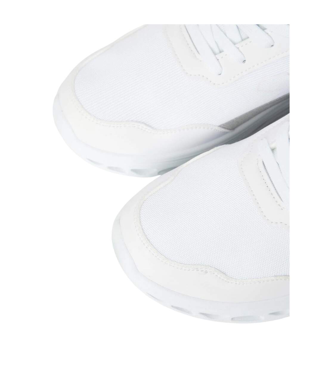 Mens Jesmond Trainers White Crosshatch-4