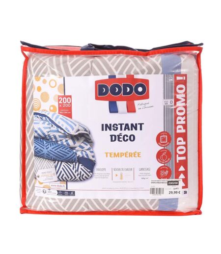 Couette Bleu/Gris Dodo Instant Déco 200x200 - 200x200