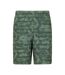 Mountain Warehouse Mens Hurdle Printed Running Shorts (Green) - UTMW735