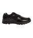 Mens Logo Leather Shoes Black Giorgio-1