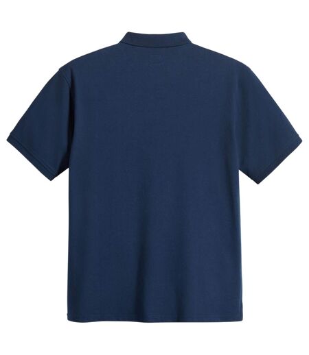 Mens Cotton Relaxed Fit Polo Shirt Navy Blazer Ben Sherman