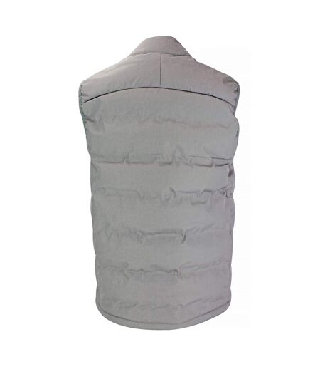 Gilet isolé à fermeture éclair et doublure polaire pour homme