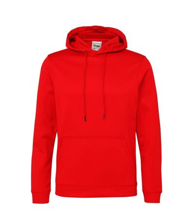 Awdis Unisex Adult Polyester Sports Hoodie (Fire Red)