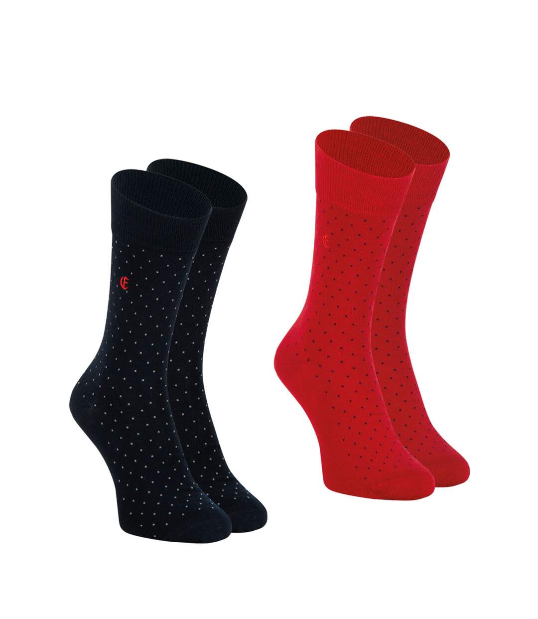 Lot de 2 paires de mi-chaussettes homme Coton Peigné Edition anniversaire