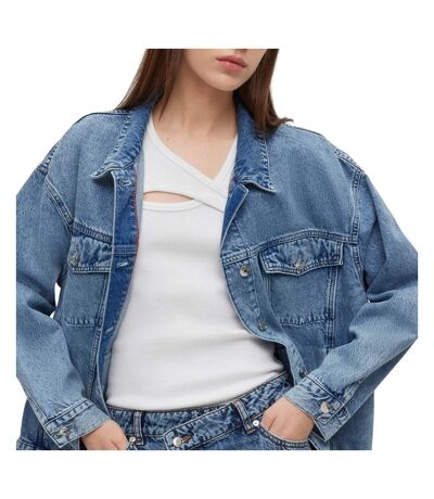 Veste En Jean The Icon Femme Bleu Clair Hugo
