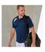 Kariban Proact Mens Short Sleeve Quick Dry Polo Shirt (Navy/ White/ Storm Grey) - UTRW4240