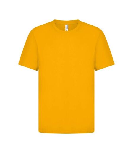 T-shirt Manches Courtes Homme Jaune Casual