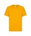 T-shirt Manches Courtes Homme Jaune Casual-2