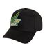 Casquette Ajustable Motif/style Logo Racer Homme Noir Vert Societe Noir-1