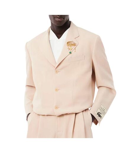 Veste beige homme lacoste runway
