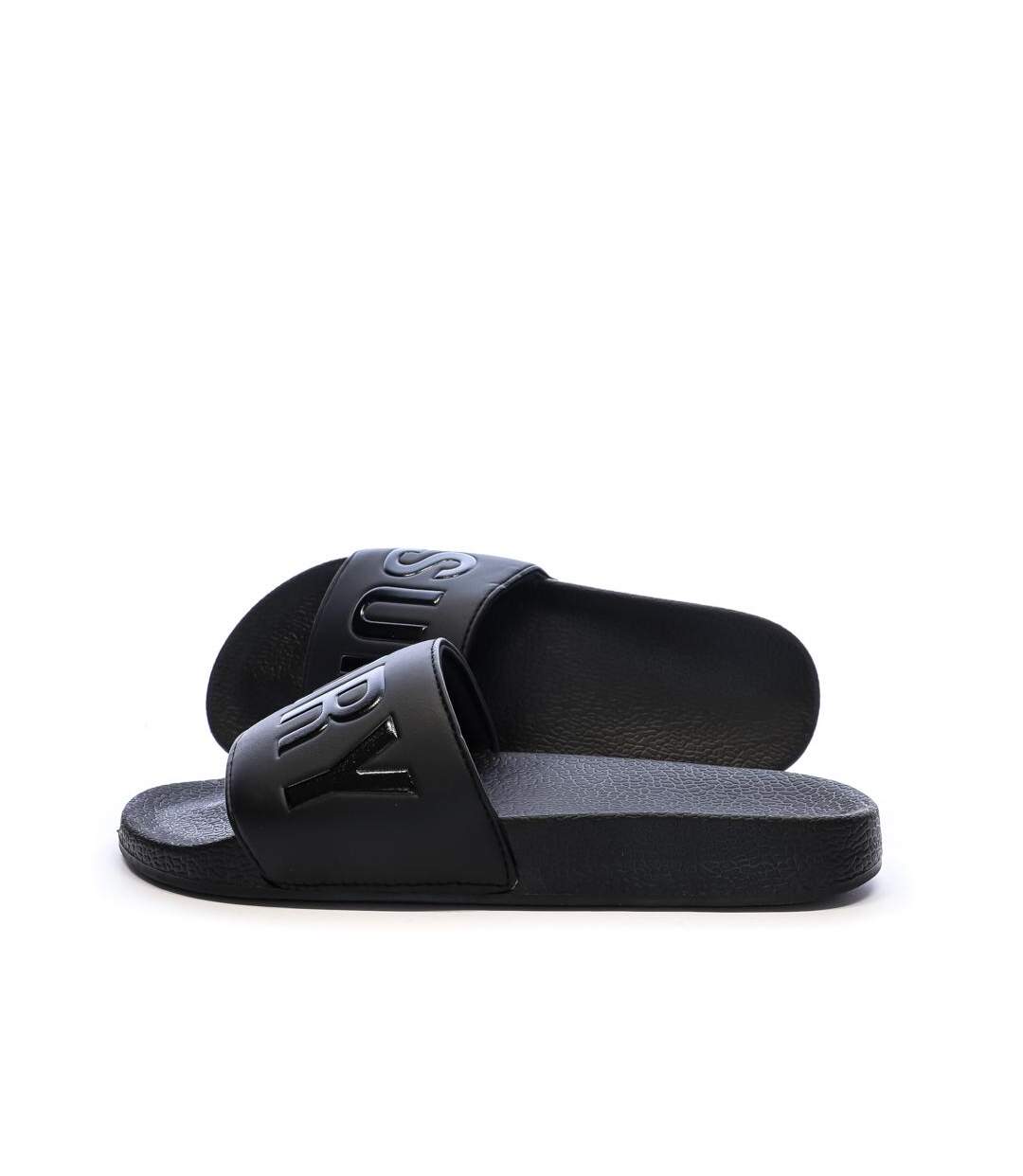 Claquettes noir homme superdry  pool slide-1