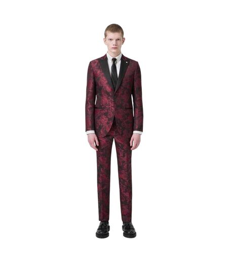 Pantalon Motif/style Floral Homme Rose Rouge Vert Citron Twisted Tailor
