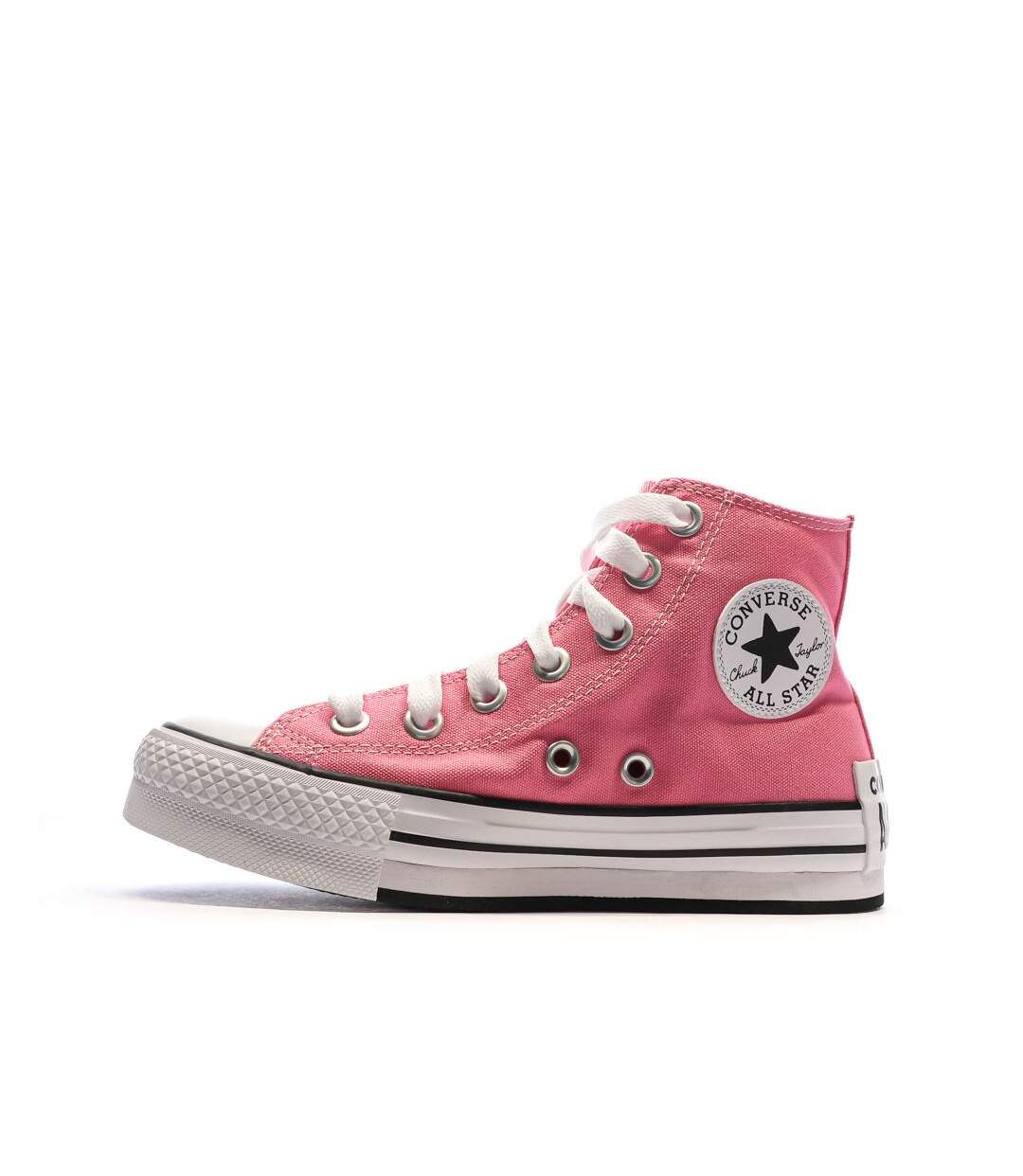 Baskets roses femme converse all star lift platform sketch-1