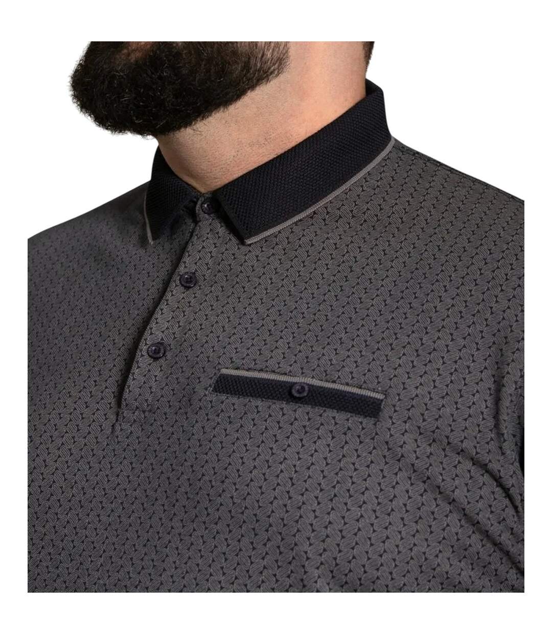 Polo Motif/style Imprimé Intégral D555 Scarborough Homme Marine Duke-4